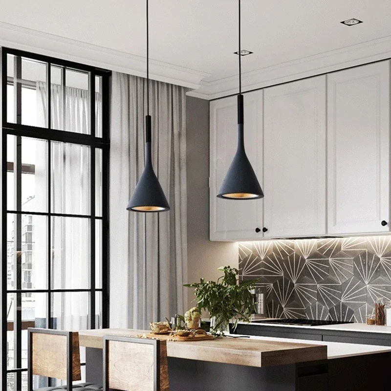 Kitchen Appliances In White - Modern Led Pendant Lights White Light