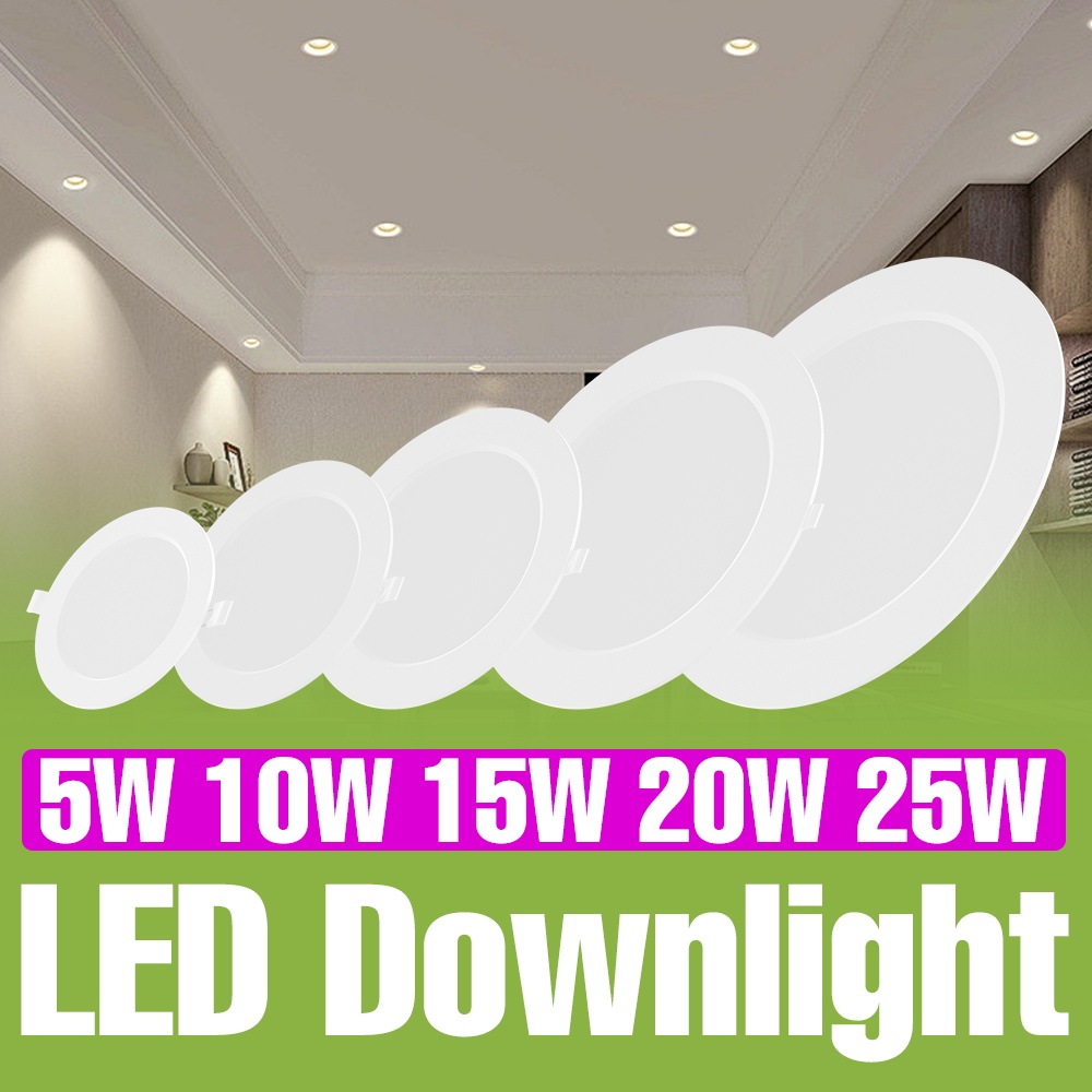Kitchen Appliances In White - LED Ceiling Lamp Recessed Round Downlight