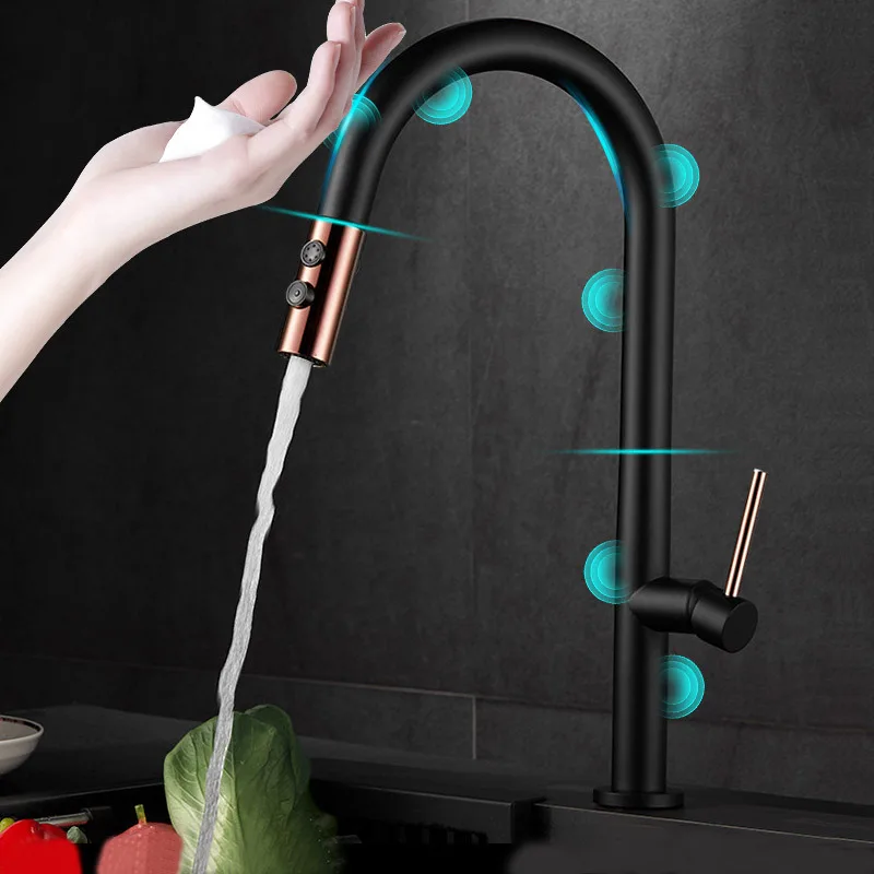 Kitchen Appliances In White - Smart Touch Kitchen Faucets Crane Pull