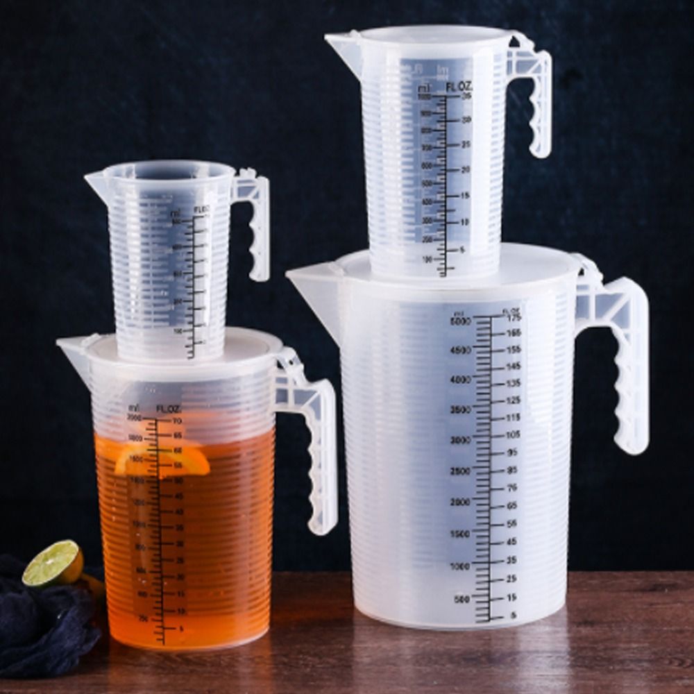 Kitchen Appliances Store - 100/250/500/1000ML Plastic Measuring Cups Jugs Liquid