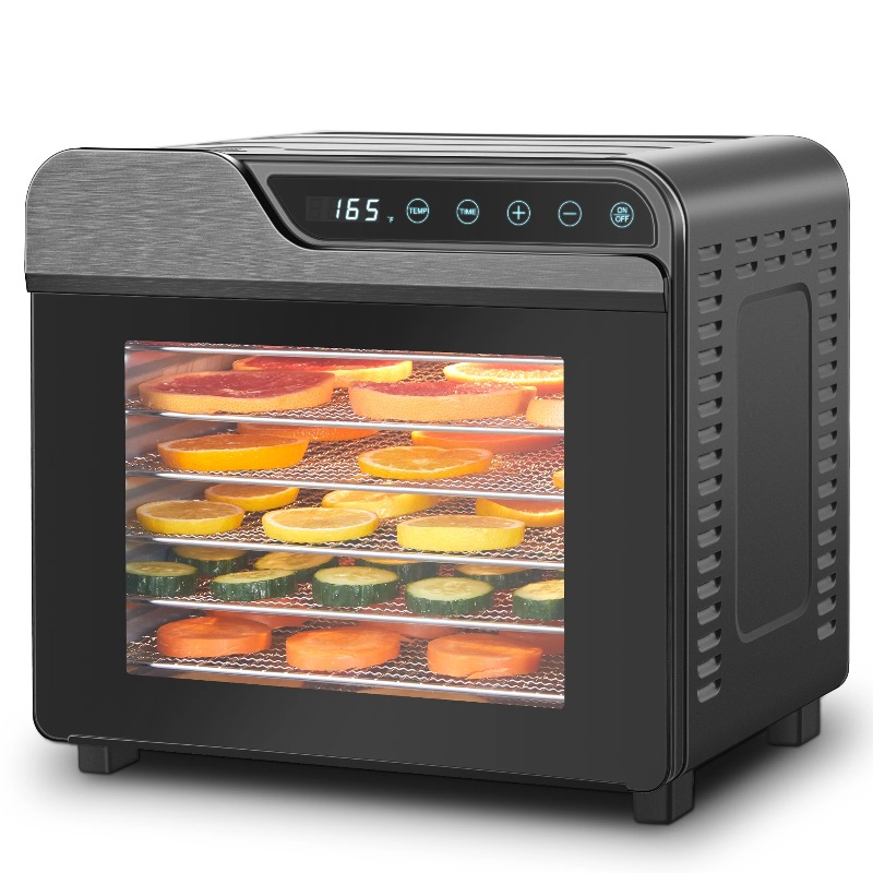 Dehydrator Tray Electric - 8-Tray Stainless Steel 625W, 165°F for