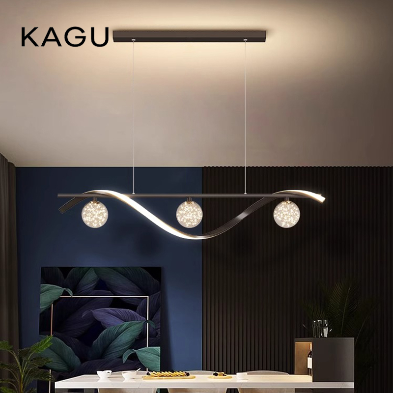 Kitchen Appliances In White - Modern Minimalist Led Pendant Lamps Dimming