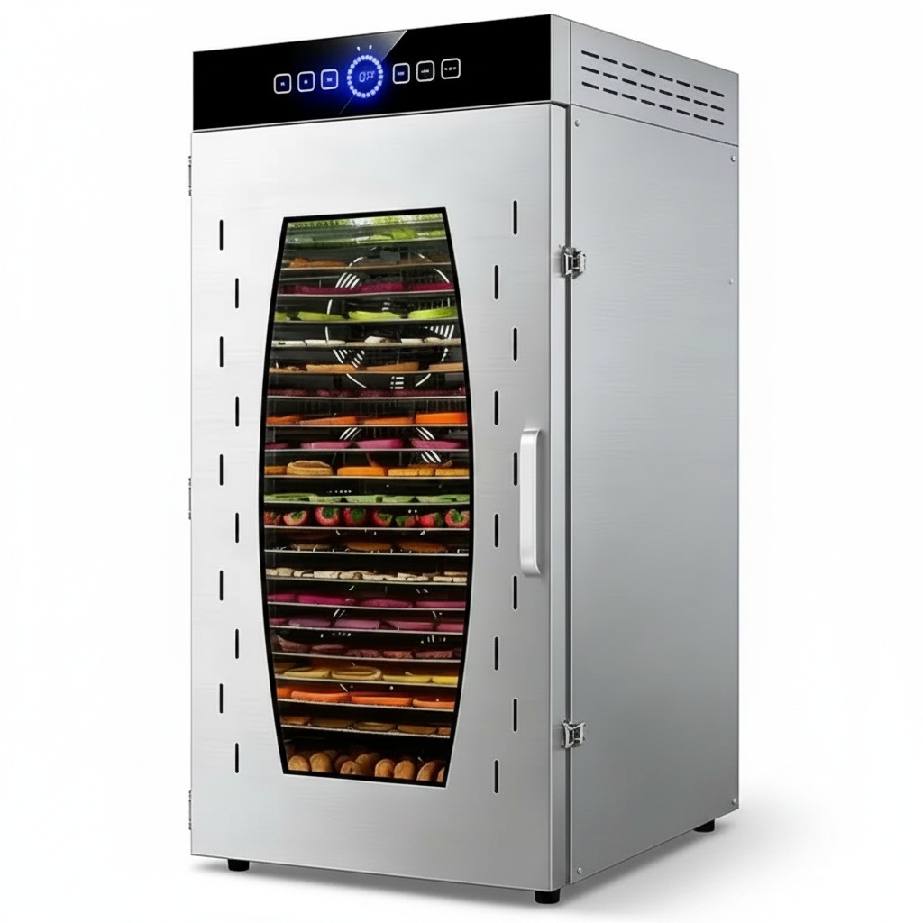 Dehydrator Tray Electric - 24-Tray Commercial Food Dehydrator 1500W Stainless
