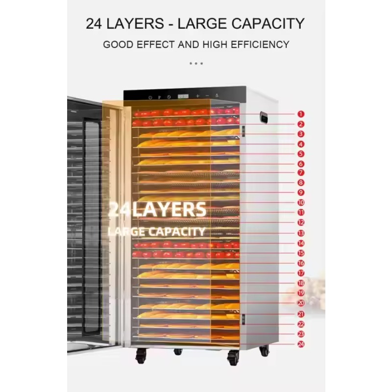 24-Trays Electric Digital Food - đánh giá và giá Dehydrator Tray Electric