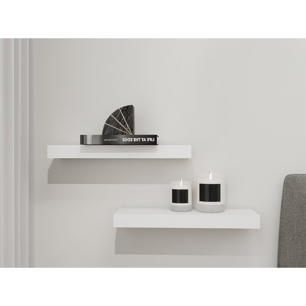 White Floating Shelves Set of  - đánh giá và giá Kitchen Appliances In White