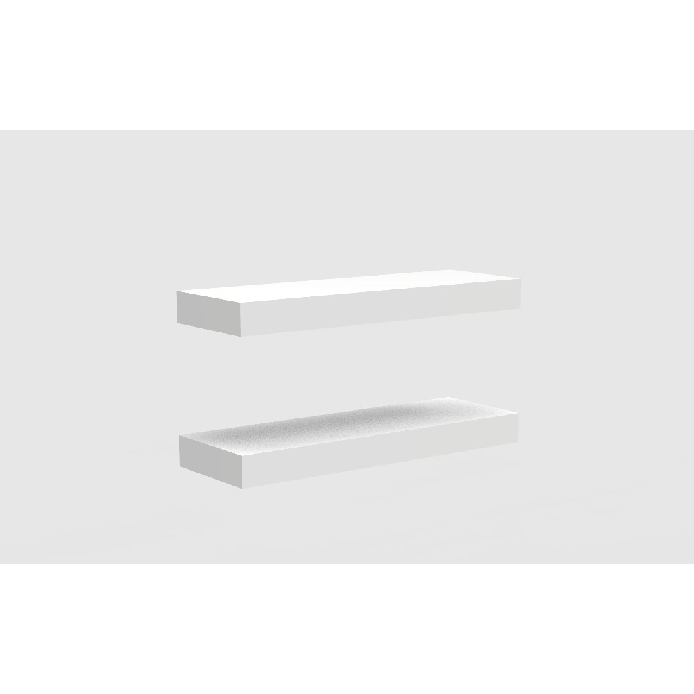White Floating Shelves Set of  - đánh giá và giá Kitchen Appliances In White