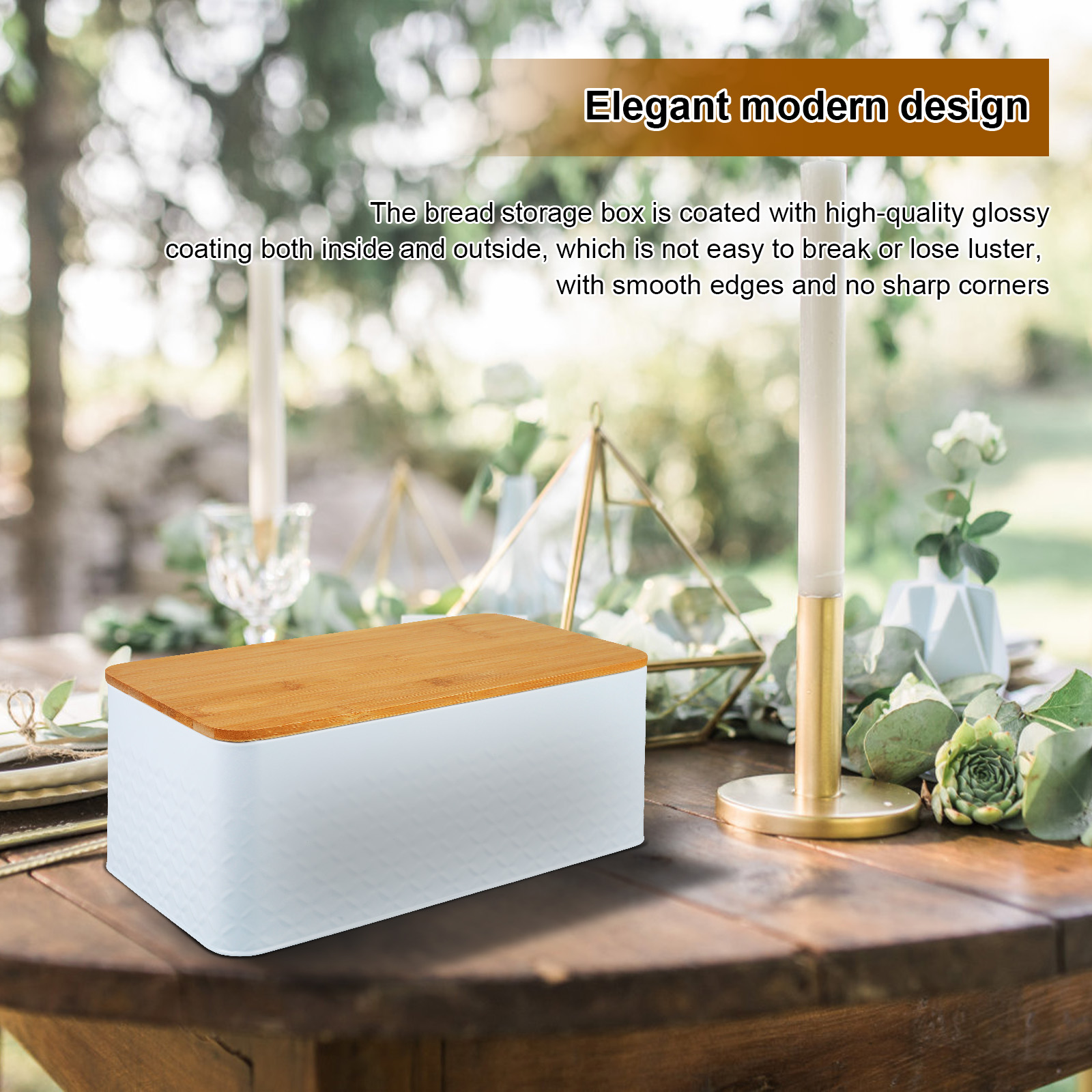 Bread Box with Bamboo Lid Meta - đánh giá và giá Kitchen Appliances Manufacturers