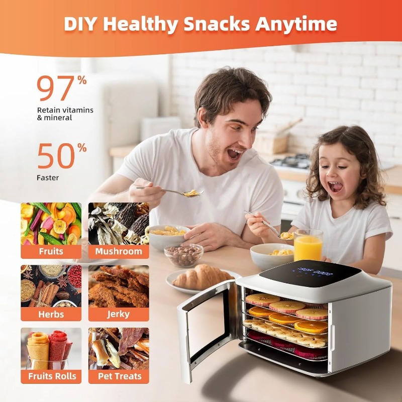 Digital Food Dehydrator - 4-Tr - đánh giá và giá Dehydrator Tray Electric