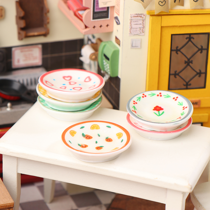 5Pcs 1/12 Dollhouse Mini Plate - đánh giá và giá Kitchen Appliances Store