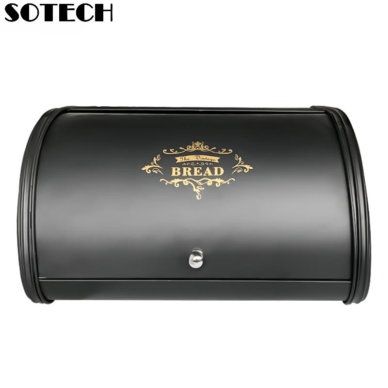 Kim Loại Bánh Mì Hộp Đen THÙNG - đánh giá và giá Kitchen Appliances Manufacturers
