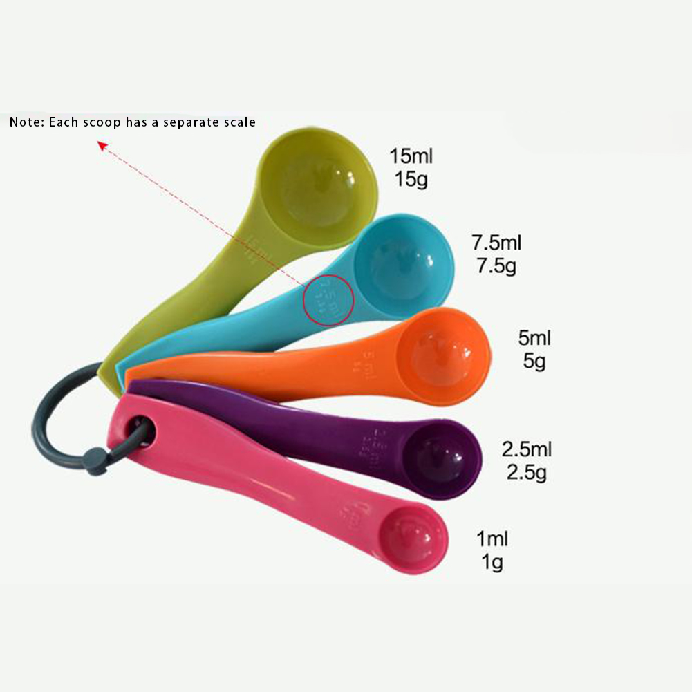 5-Piece Colorful Salt Oil Spoo - đánh giá và giá Kitchen Appliances Manufacturers