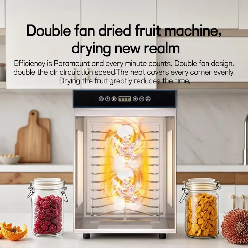 12-Tray Rotary Electric Food D - đánh giá và giá Dehydrator Tray Electric