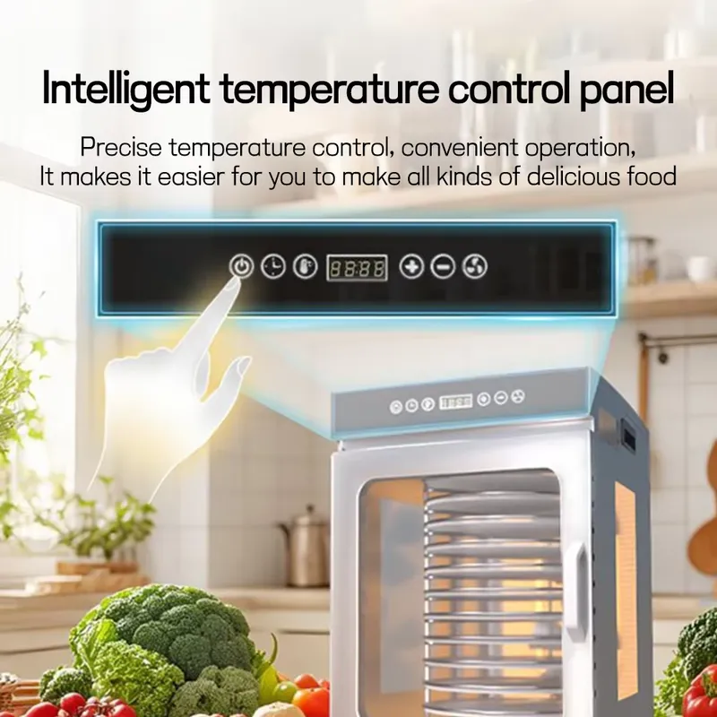 12-Tray Rotary Electric Food D - đánh giá và giá Dehydrator Tray Electric