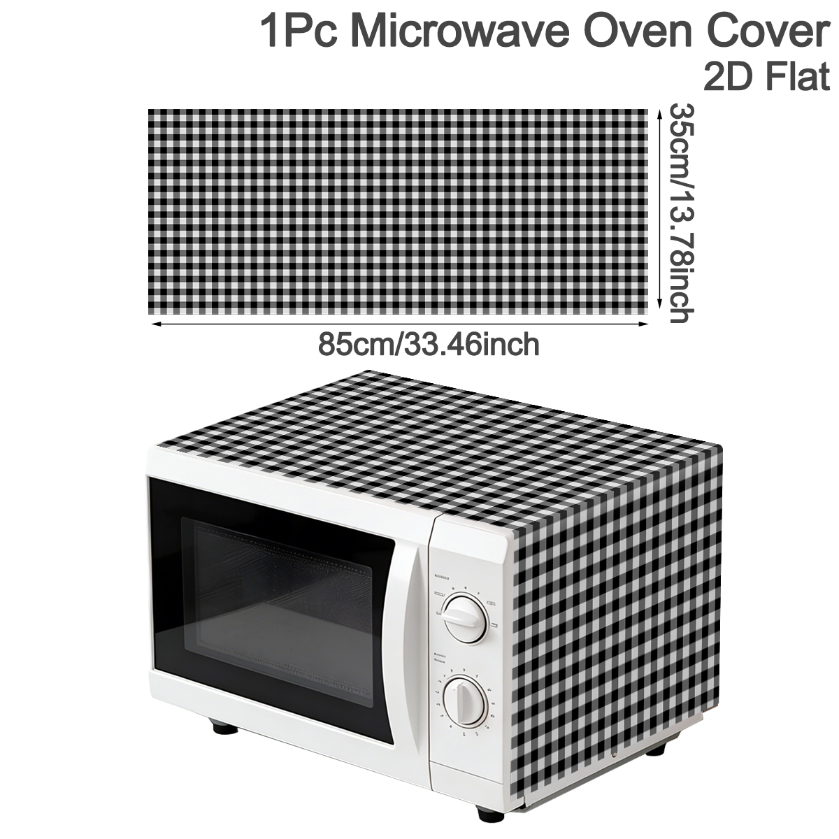 Black White Plaid Microwave Ov - đánh giá và giá Kitchen Appliances In White